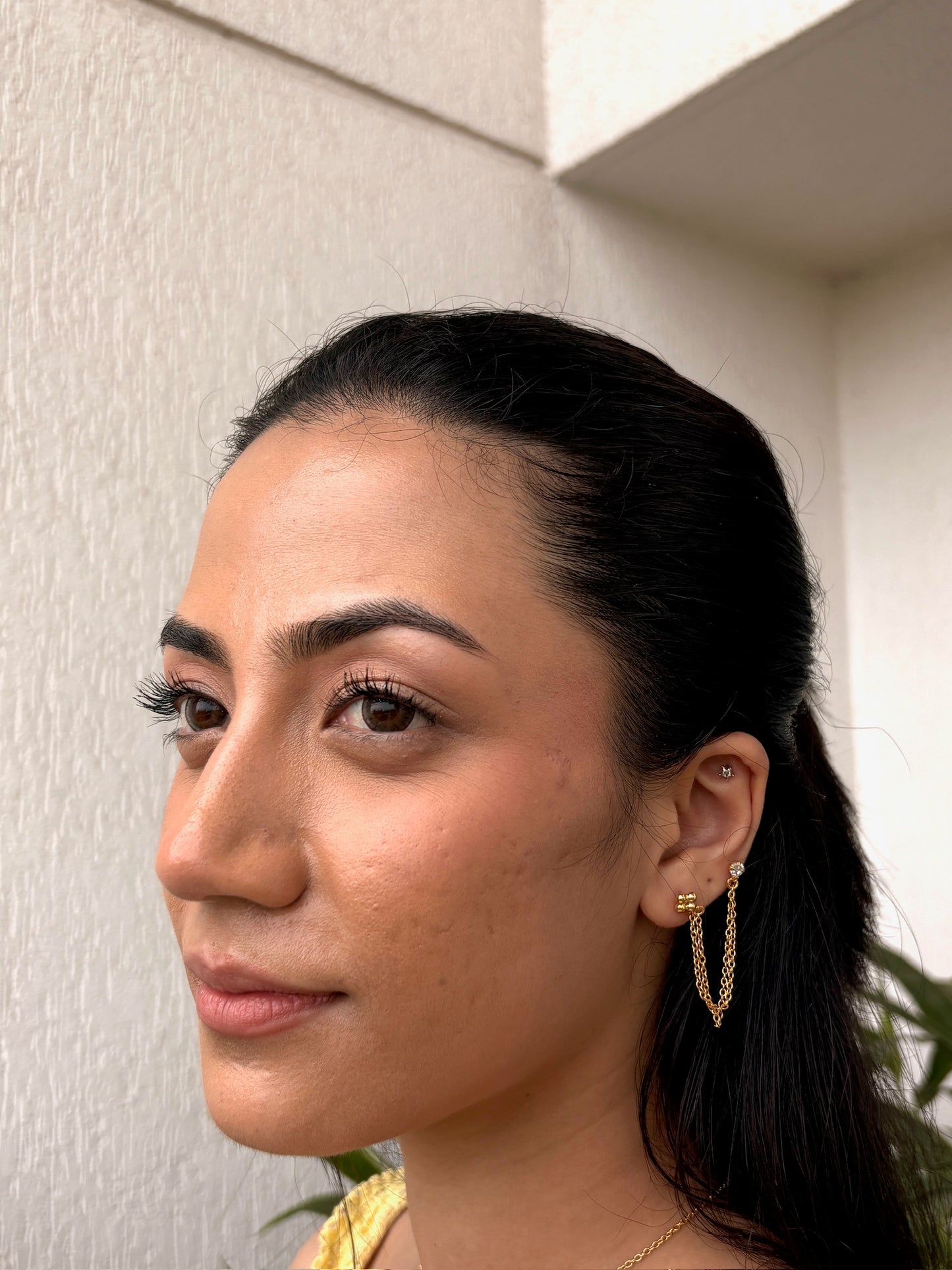 Tethered double Earrings