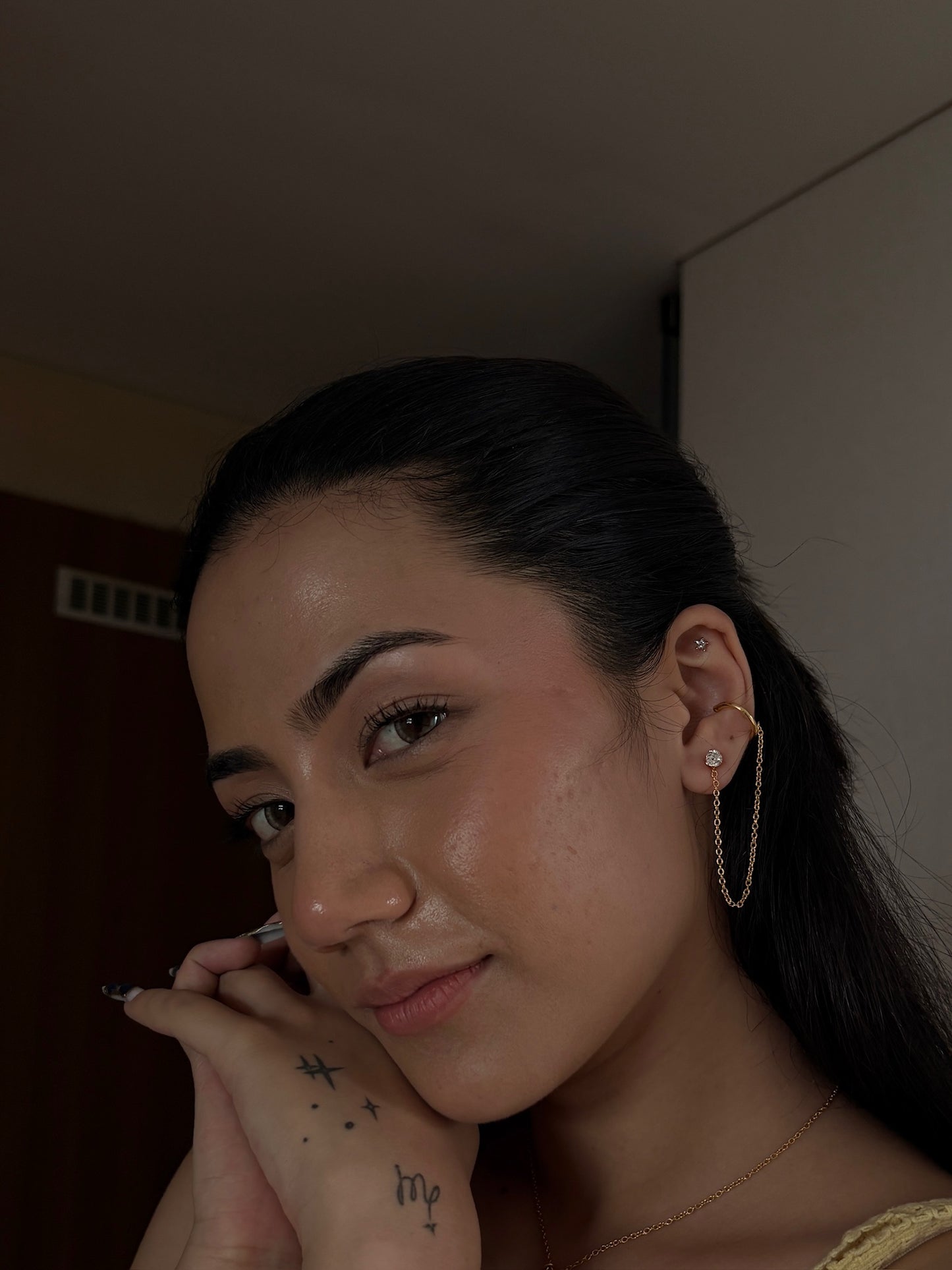 Linkline double Earrings