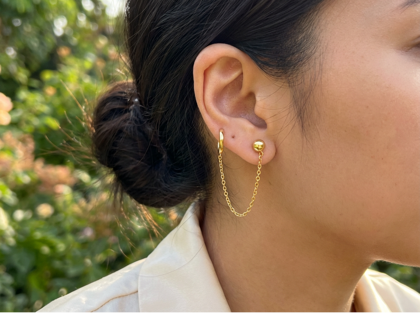 Linkdrop cuff earring
