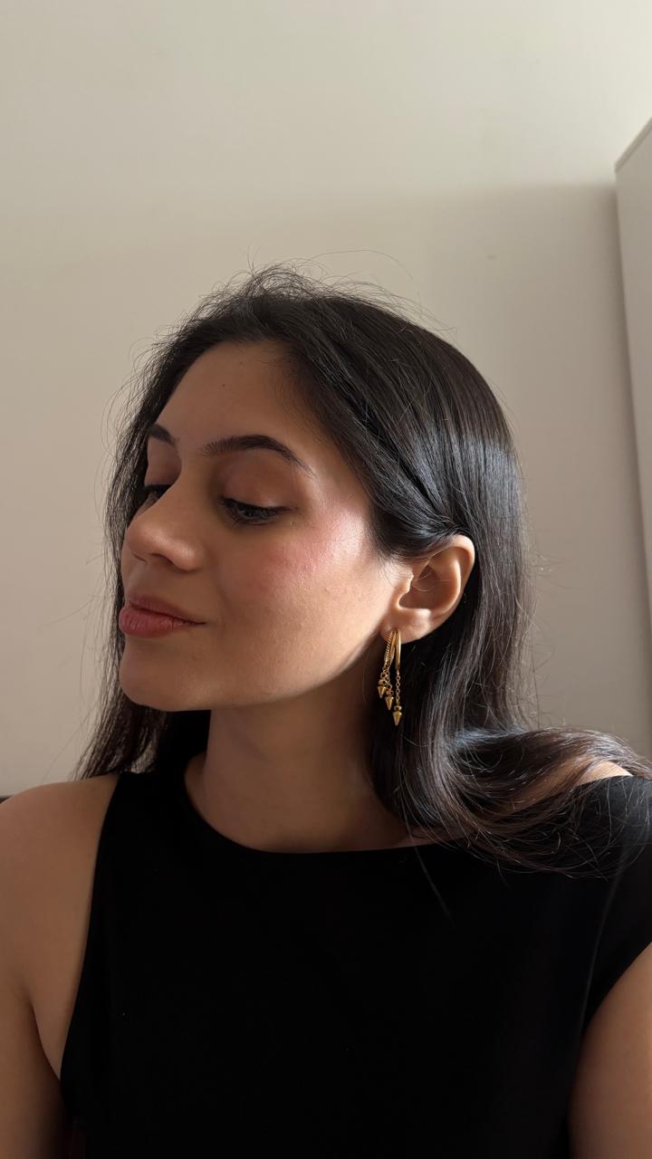 Golden Spike Danglers