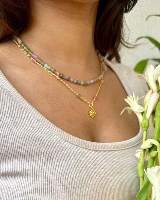 Candycane String + Multi Bead Chain + Removable Heart Charm (Free) Combo