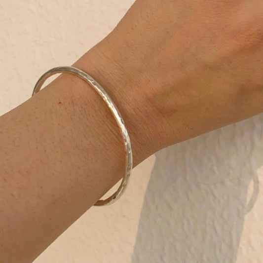 Textured Coil Bangle